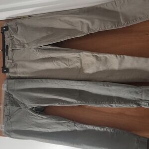 Lot Of 2 Buttery Soft J Brand Olive Green & Light Olive Green Skinny Pants S 27